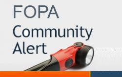 FOPA Community Alert