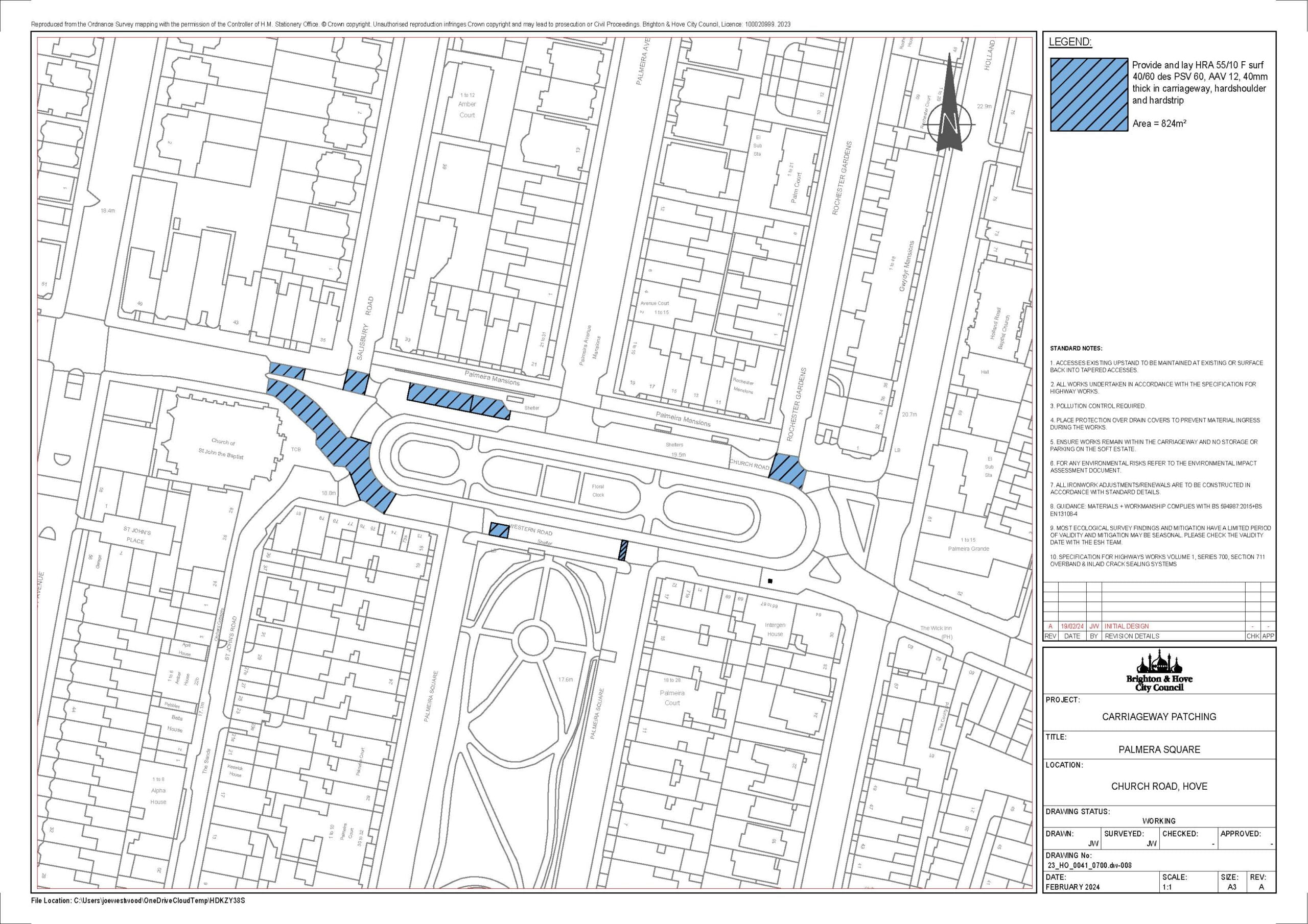 Postponed: Essential Carriageway Patching Works – Church Road